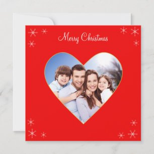 Op maat gemaakte familie hart Kerstmis