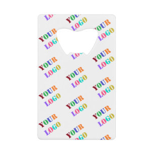 Op maat gemaakte flesopener met bedrijfslogo voor  kredietkaart flessenopener