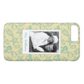 Op maat gemaakte foto en naam handgetekende schelp Case-Mate iPhone case (Achterkant (Horizontaal))