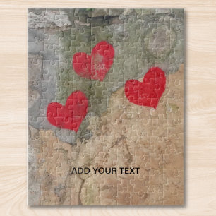Op maat gemaakte foto en tekst gepersonaliseerde h legpuzzel