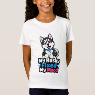 Op maat gemaakte foto Husky-hond Husky verbeterde T-shirt