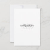 Op maat gemaakte foto-huwelijksaankondiging save the date (Achterkant)