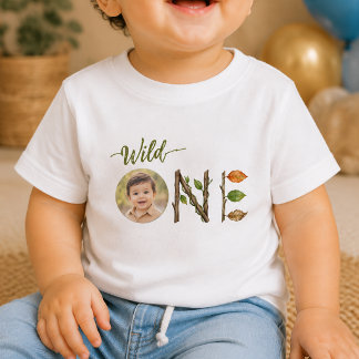 Op maat gemaakte foto Wild One Baby 1e verjaardags