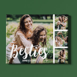 Op maat gemaakte fotocollageplaat voor beste vrien fotoplaat