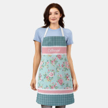 Op maat gemaakte Franse pastel turquoise blauwe bl