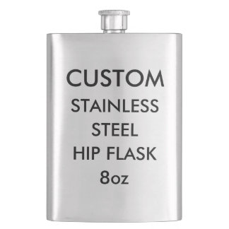 Op maat gemaakte gepersonaliseerde 8oz roestvrijst flacon