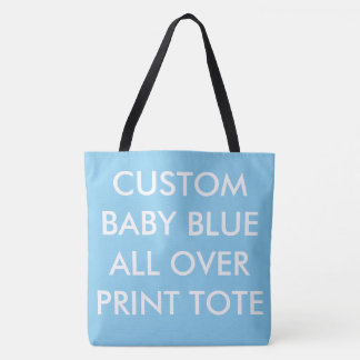 Op maat gemaakte, gepersonaliseerde BLAUWE TOTE TA Draagtas