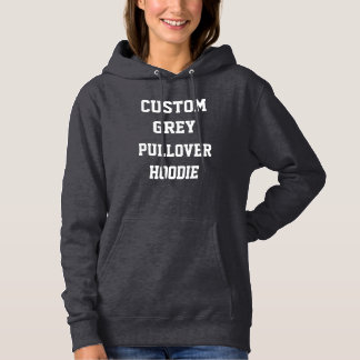 Op maat gemaakte gepersonaliseerde dames GRIJZE TR Hoodie