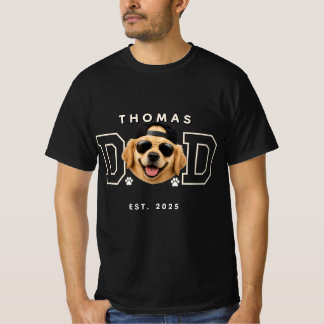 Op maat gemaakte gepersonaliseerde foto van huisdi t-shirt