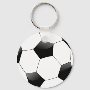 Op maat gemaakte gepersonaliseerde schotel voetbal sleutelhanger