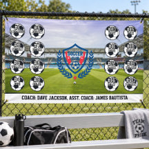 Op maat gemaakte gepersonaliseerde voetbalteam ban