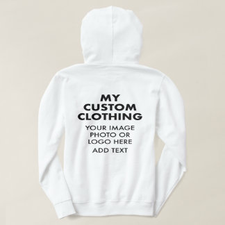 Op maat gemaakte gepersonaliseerde WITTE DAMES TRU Hoodie