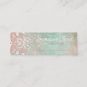 Op maat gemaakte geur persoonlijke geur snuif noti mini visitekaartje