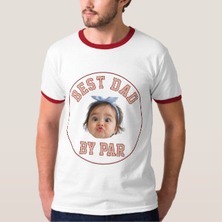 Op maat gemaakte gezicht beste papa van Par Nieuwe T-shirt