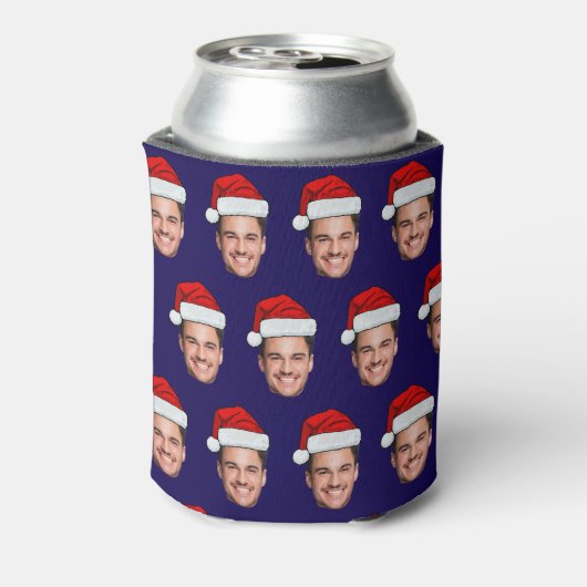 Op maat gemaakte gezichtsverjaardagsfavors vrijgez blikjeskoeler (Blikje Achterkant)