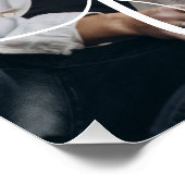 Op maat gemaakte gezinsfoto met eigen naam perfect poster (Hoek)