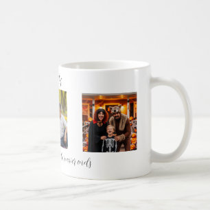 Op maat gemaakte gezinsportret gepersonaliseerde b koffiemok