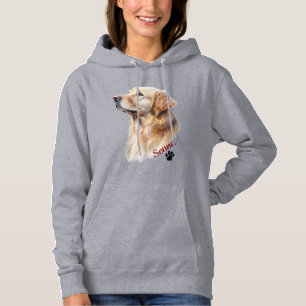 Op maat gemaakte Golden Retriever Gepersonaliseerd Hoodie
