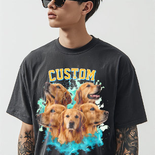 Op maat gemaakte Golden Retriever-hondliefhebber T T-shirt