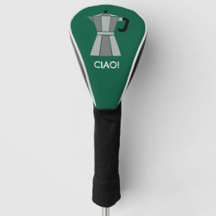 Op maat gemaakte golf driverhoes met retro mokkapo golfheadcover