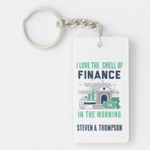 Op maat gemaakte grappige finance magneet sleutelhanger