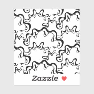 Op maat gemaakte grappige persoonlijke cadeautasje sticker