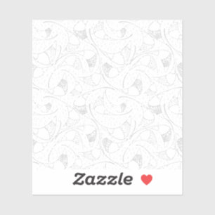 Op maat gemaakte grappige persoonlijke cadeautasje sticker