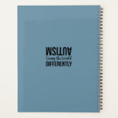 Op maat gemaakte grappige planner voor autistische (Achterkant)