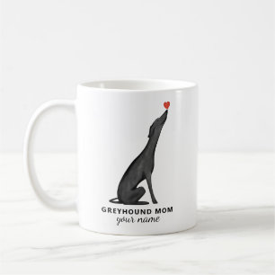 Op maat gemaakte Greyhound Moeder Mok, Gepersonali Koffiemok