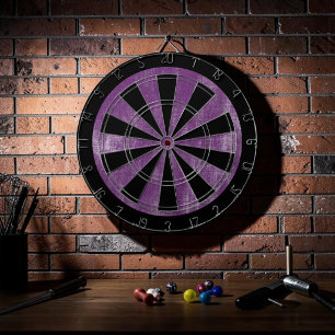 Op maat gemaakte Grunge Paarse Game Dartbord