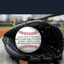 Op maat gemaakte honkbal met tekst – Persoonlijk s