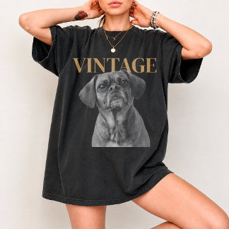 Op maat gemaakte huisdier fotoshirt, gepersonalise t-shirt