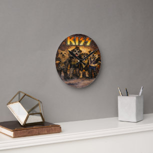 Op maat gemaakte huisdierkunst Acryl wandklok – 27 Ronde Klok