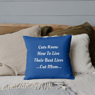 Op maat gemaakte huisdierliefhebbers Cute katten c Kussen