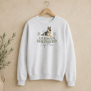 Op maat gemaakte huisdierportret hond moeder Duits Trui