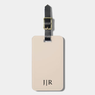 Op maat gemaakte initialen bagage Minimalistische Bagagelabel