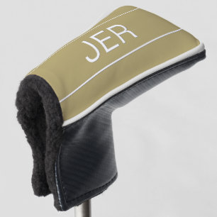 Op maat gemaakte initialen modern monogram sport p golfheadcover