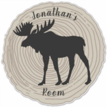 Op maat gemaakte jongens eland dier natuur rustiek