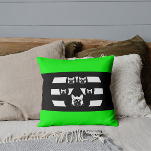 Op maat gemaakte kattenpoot vintage zonsondergang  kussen