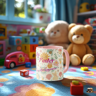 Op maat gemaakte Kawaii Zon en Bloemen voor Kinder Mok