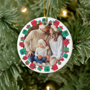 Op maat gemaakte kerstcadeaus keramisch ornament