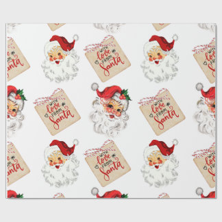 Op maat gemaakte kerstcadeauverpakking Retro Kerst Cadeaupapier