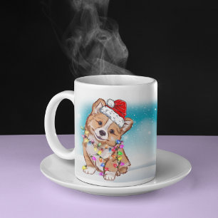 Op maat gemaakte Kerstman Hoed Prettig Kerstfeest Koffiemok