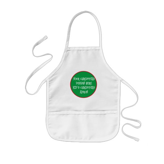 Op maat gemaakte kinder apron - Upload je eigen on Schort (Voorkant)