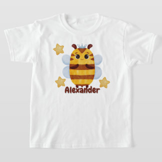 Op maat gemaakte kindertrui met Prince Bee, eigen T-shirt