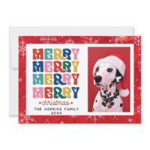 Op maat gemaakte kleurrijke Kerstmis plat kerstkaa