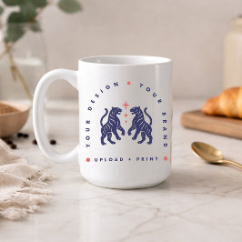 Op maat gemaakte koffiemok van 15oz | Mokken met j