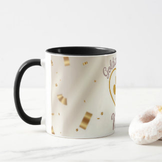 Op maat gemaakte koffiemok voor moeder van Golden Mok