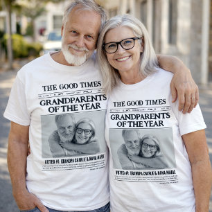 Op maat gemaakte krantenshirt, Grootouders van het T-shirt