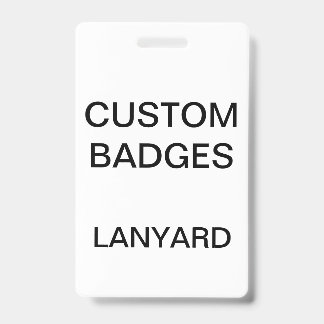 Op maat gemaakte LANYARD ID-BADGE Badge